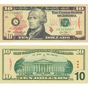 Buy Counterfeit 10 US Dollar bills