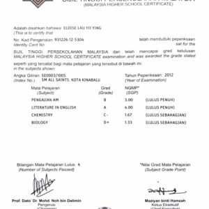 Get Fake SPM and STPM Certificates Online
