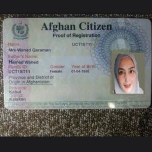 Buy Fake ID Card of Afghanistan