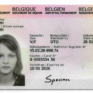 Buy Real ID Card of Belgium