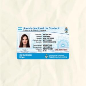 Argentina Fake Driver’s License for Sale