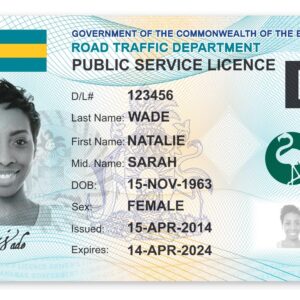 Buy Real ID card of Bahamas