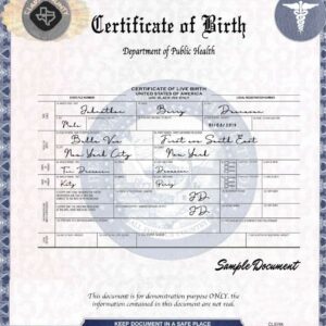 Buy Birth Certificate Online