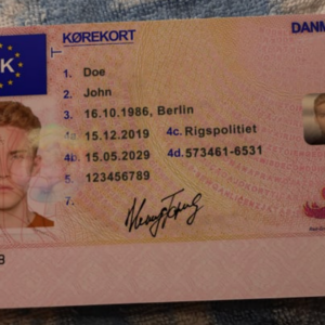 Denmark Fake Driver’s License for Sale
