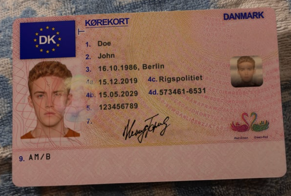 Denmark Fake Driver’s License for Sale 1 Denmark Fake Driver’s License for Sale