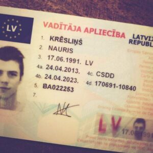 Buy Fake Driver’s License of Latvia