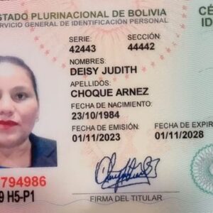 Buy Real ID Card of Bolivia