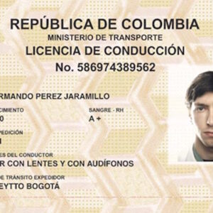Buy Real Driving License of Colombia