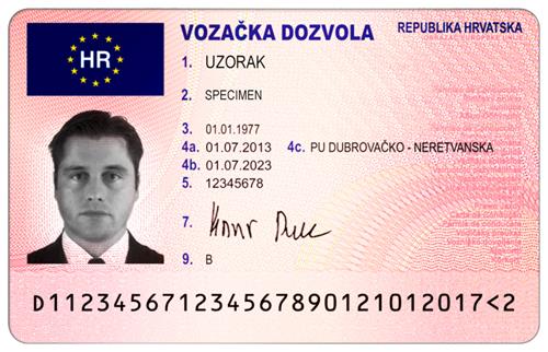 Real Driver’s License of Croatia 1 Real Driver’s License of Croatia