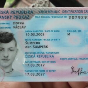 Buy Fake ID Card of Czech Republic