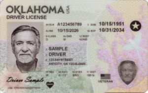 Buy Oklahoma Driver License and ID Cards 2 DLO21 Real ID Front 2657621468 1