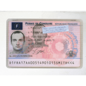 Buy Registered French Drivers licence