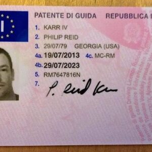 Buy Fake Italian drivers license