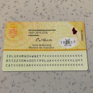 Buy Real ID Card of Luxembourg