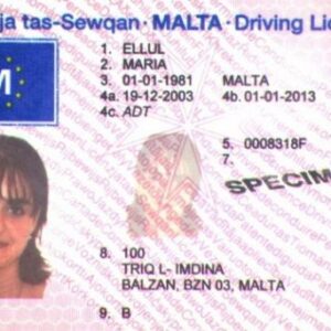 Buy Fake Driver’s License of Malta