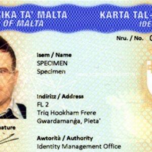 Buy Fake ID Card of Malta
