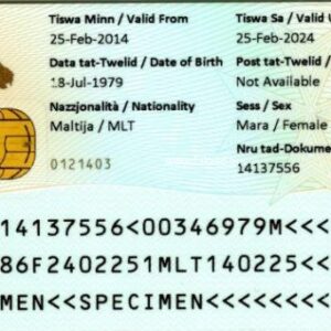 Buy Real ID Card of Malta