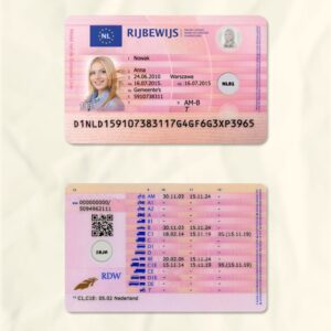 Netherlands Fake Driver’s License for Sale