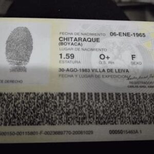 Buy Real ID Card of Colombia