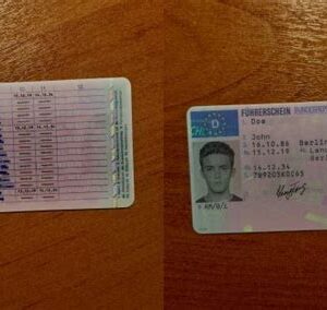 Germany Fake Driver’s License for Sale