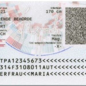 Buy fake European Austria Real ID Card Online
