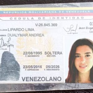Buy Real ID Card of Venezuela