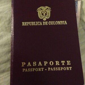 Real Passport of Colombian