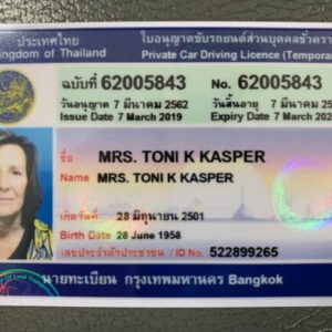 Buy Real Driving License of Thailand