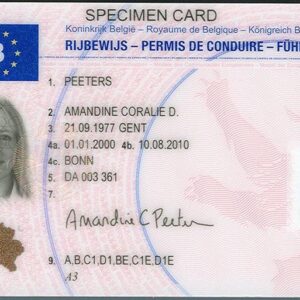 Buy fake Belgian Drivers license