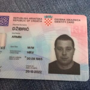 Buy Fake ID Card For Croatia
