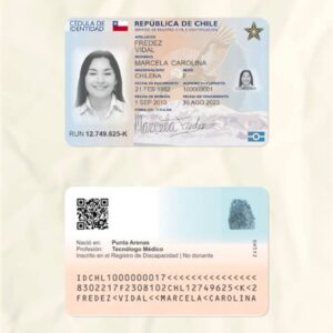 Buy Real ID Card of Chile