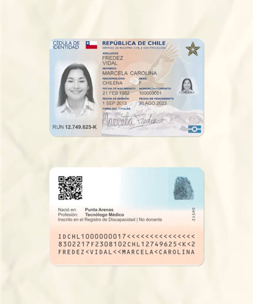 Buy Real ID Card of Chile 1 Buy Real ID Card of Chile