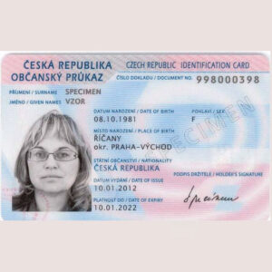 Buy Real ID Card of Czech Republic
