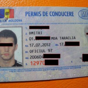 Buy Fake Driver’s License of Moldova