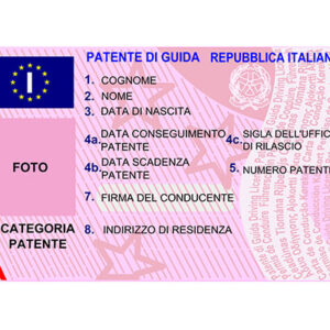 Buy Fake Driver’s License of Italy