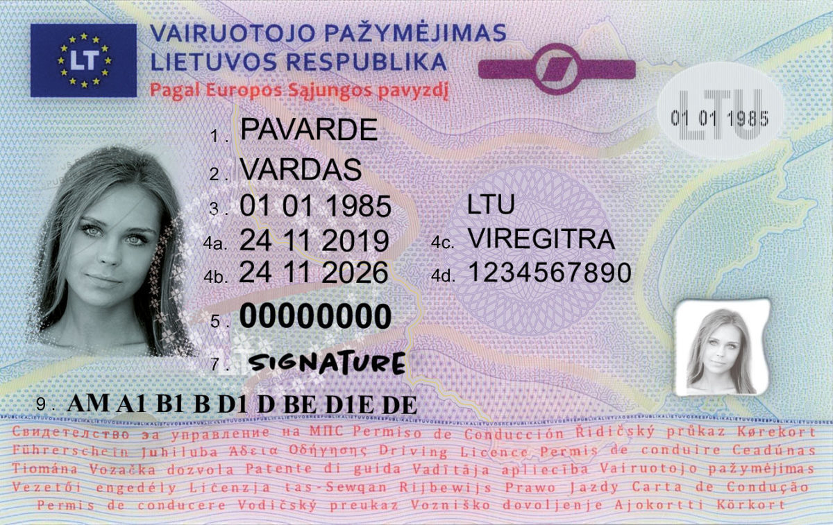 Buy Fake Lithuanian Drivers License 1 Buy Fake Lithuanian Drivers License