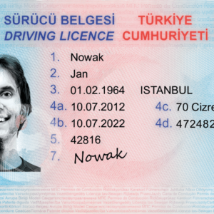 Turkey Fake Driver’s License for sale