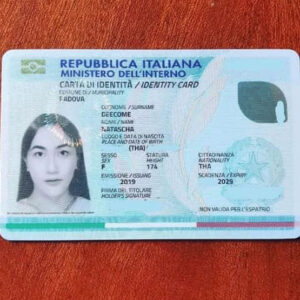 Buy fake Italian ID card online