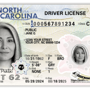Real And Fake North Carolina Driver’s Licenses for sale