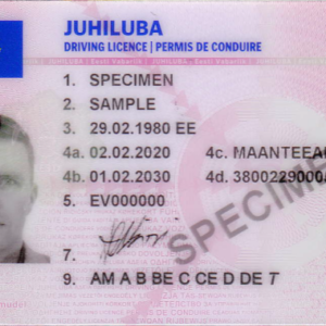 Estonia Fake Driver’s License for Sale