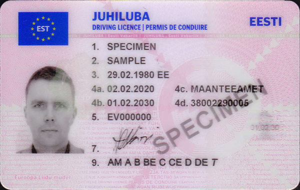 Estonia Fake Driver’s License for Sale 1 Estonia Fake Driver’s License for Sale