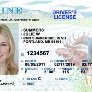 Buy Maine Driver License and ID Cards
