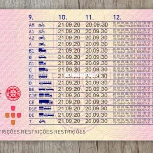 Portugal Fake Driver’s License for Sale