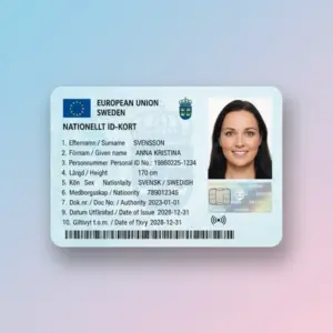 Buy Fake ID Card of Sweden