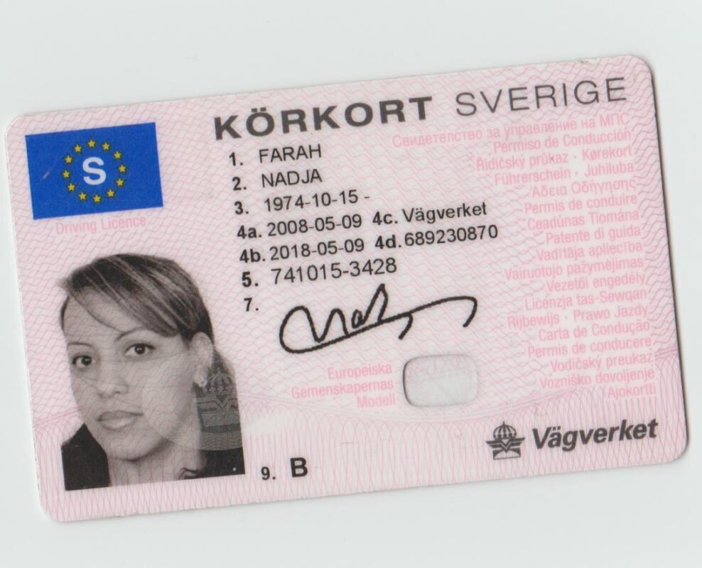 Swedish drivers license for sale online 1 Swedish drivers license for sale online