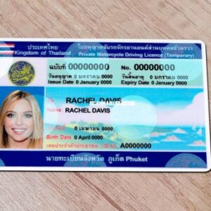 Thailand Fake Driver’s License for Sale