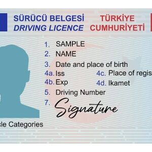 Buy Real Driving License of Turkey